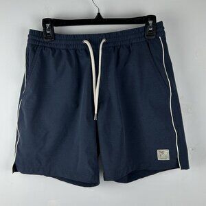 Marine Layer 6" Lined Sport & Swim Short - Size Small  - Blue